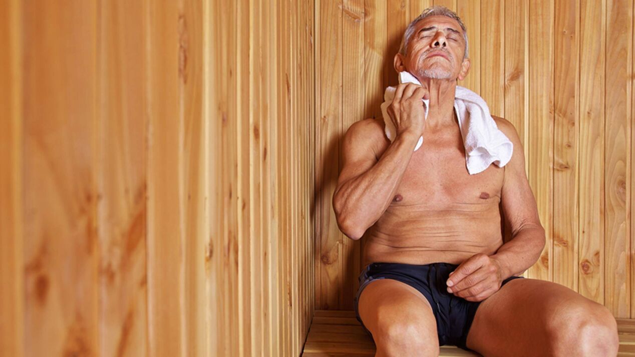 Visitar un baño de vapor tiene un efecto positivo en la salud de los hombres