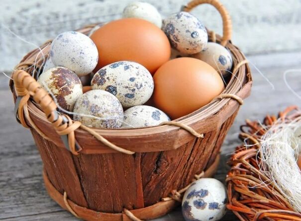 Huevos de codorniz o gallina