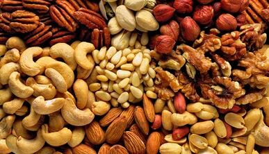 Nueces como un medio para mejorar la potencia
